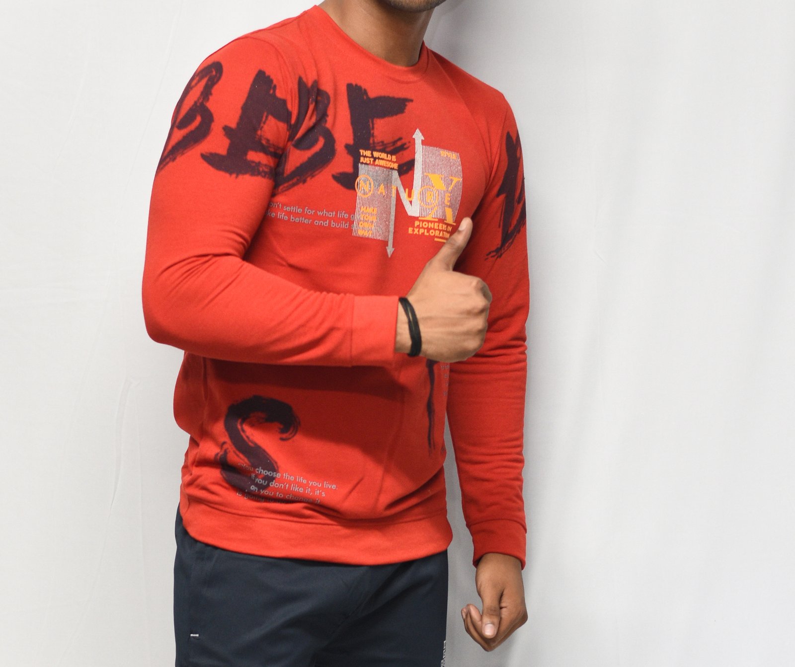 Red Premium Cotton Matty T Shirt 